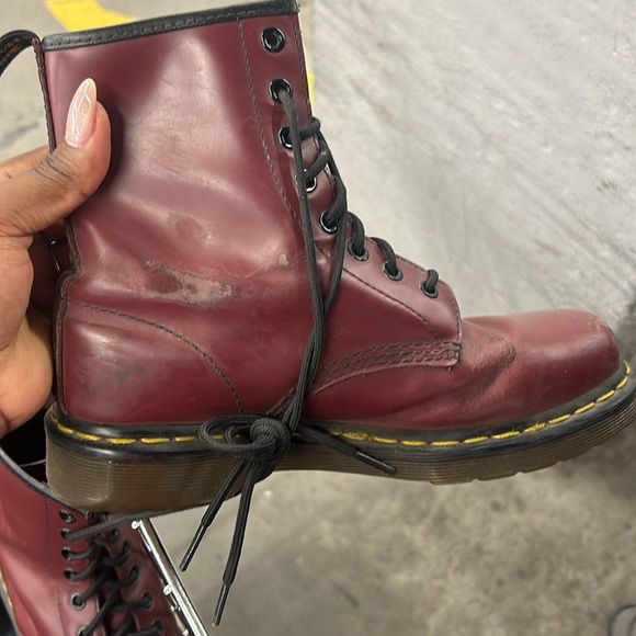 Burgundy Dr. Martens size 8 women - Picture 5 of 7